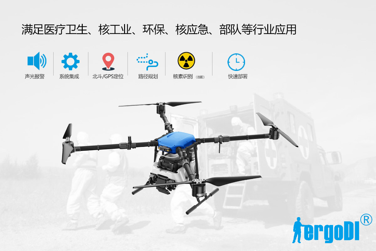 无人机低空放射性调查与核应急监测系统(RJ28-1)